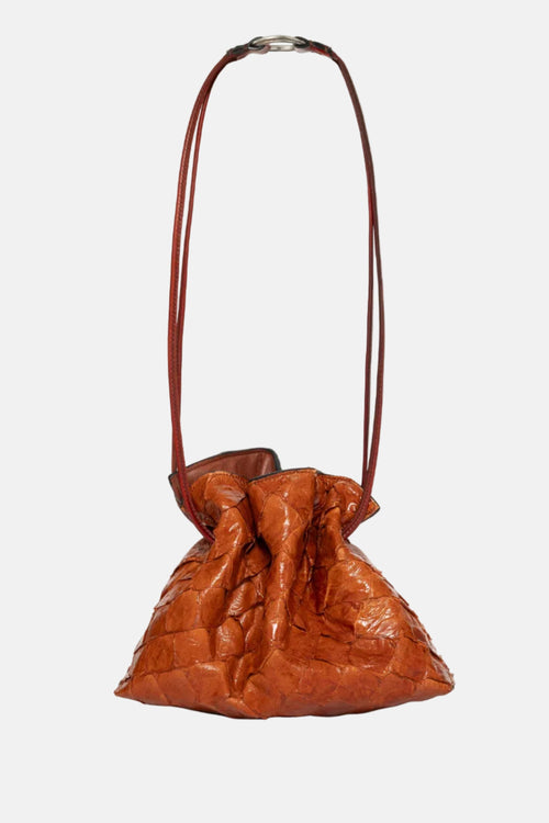 Bolso Coupé pirarucu naranja