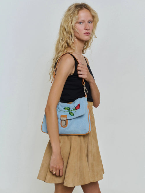 Bolso Vaquero de la rosa