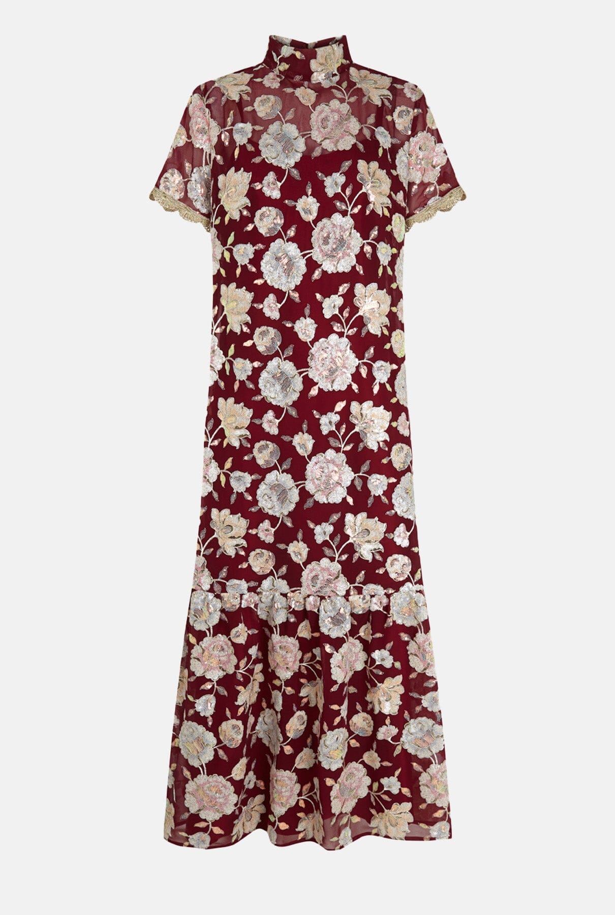 Celia Bordeaux Dress