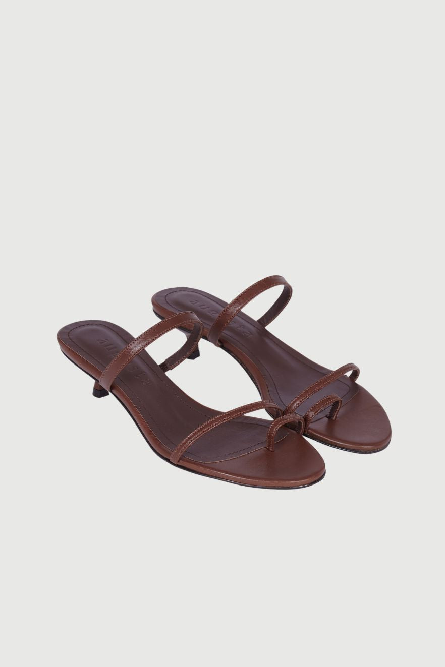 Daisy Sandals in Chocolate Leather