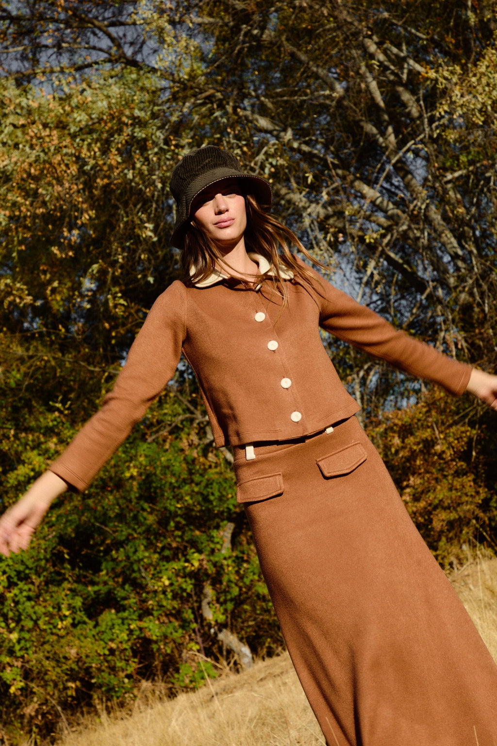 ARCHIVE SALE - FALDA MIU MARRÓN