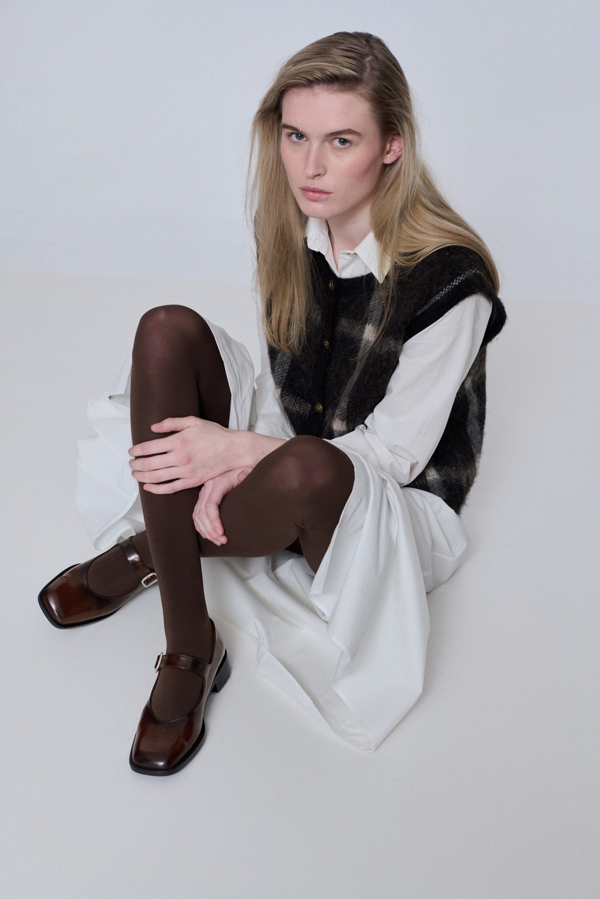 Gia Mary Janes in Caramel Leather