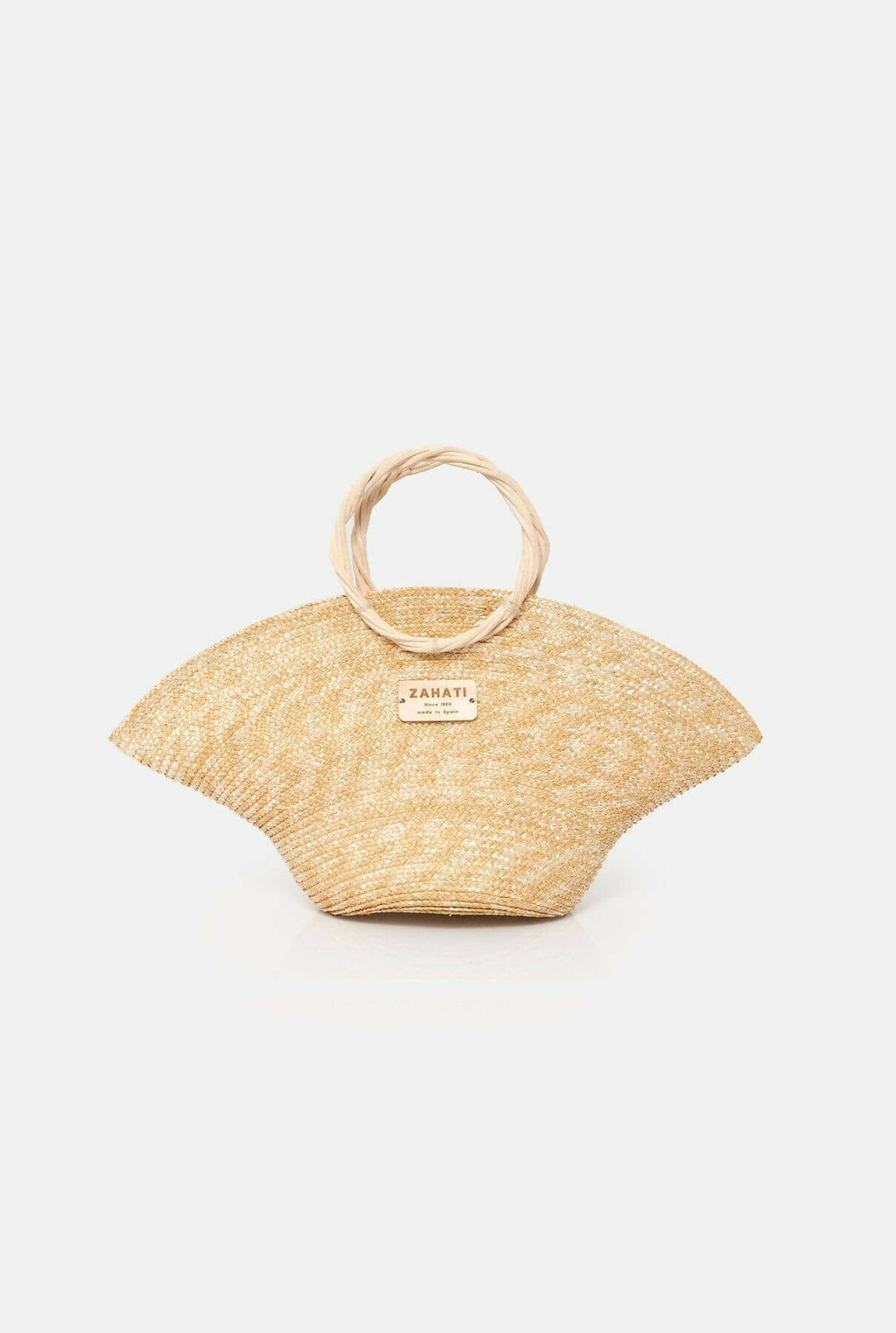 Hatbag Mini de paja de trigo Natural