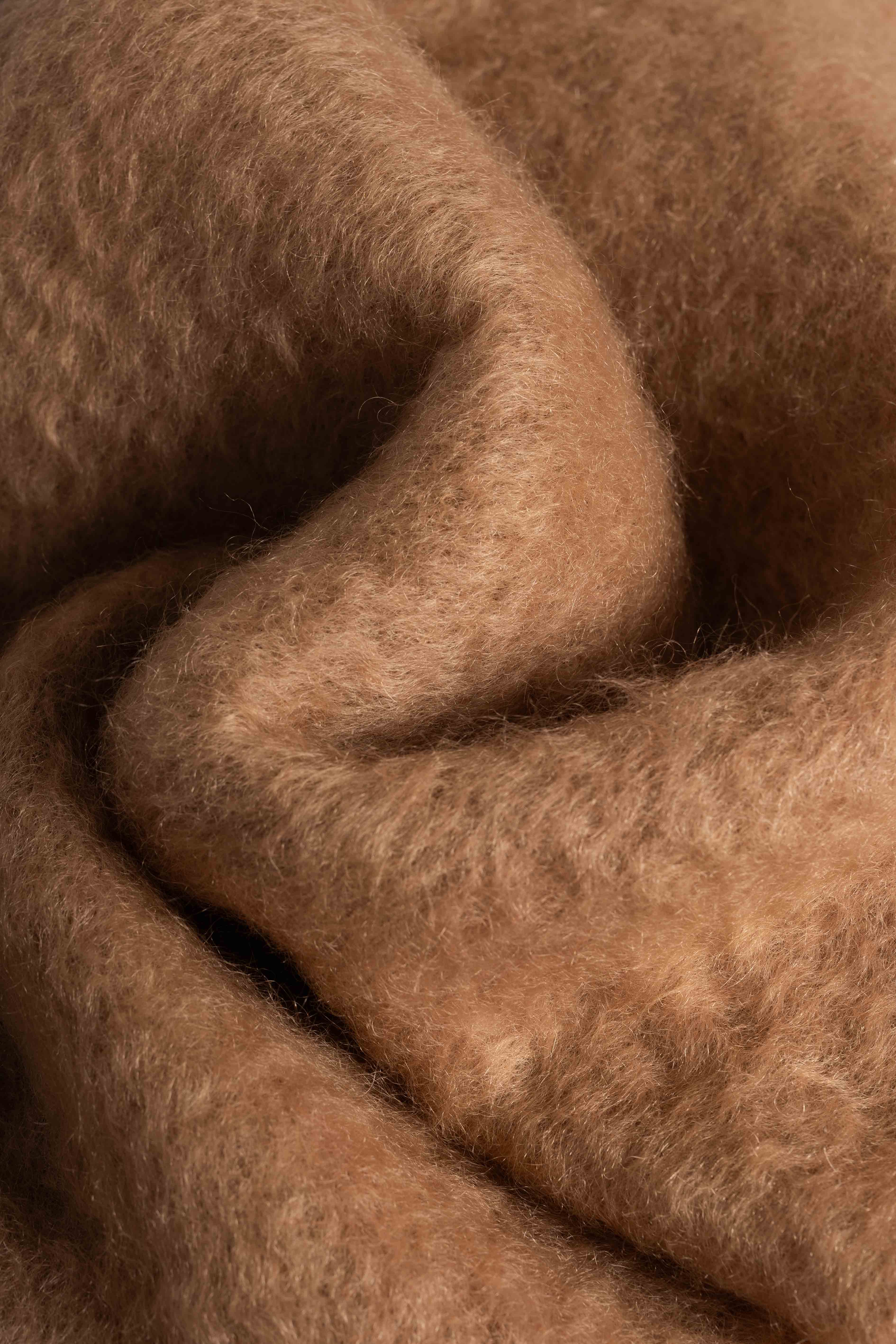 Mocha Mohair Shawl
