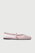 Patti Slingback Flats in Pink Patent Leather