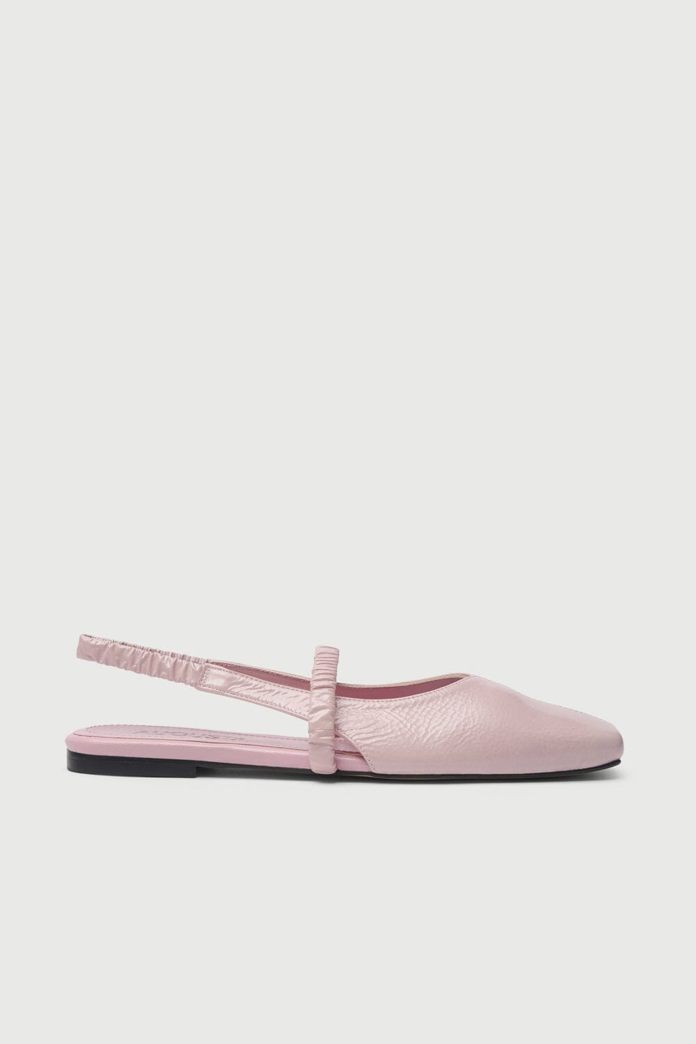 Patti Slingback Flats in Pink Patent Leather