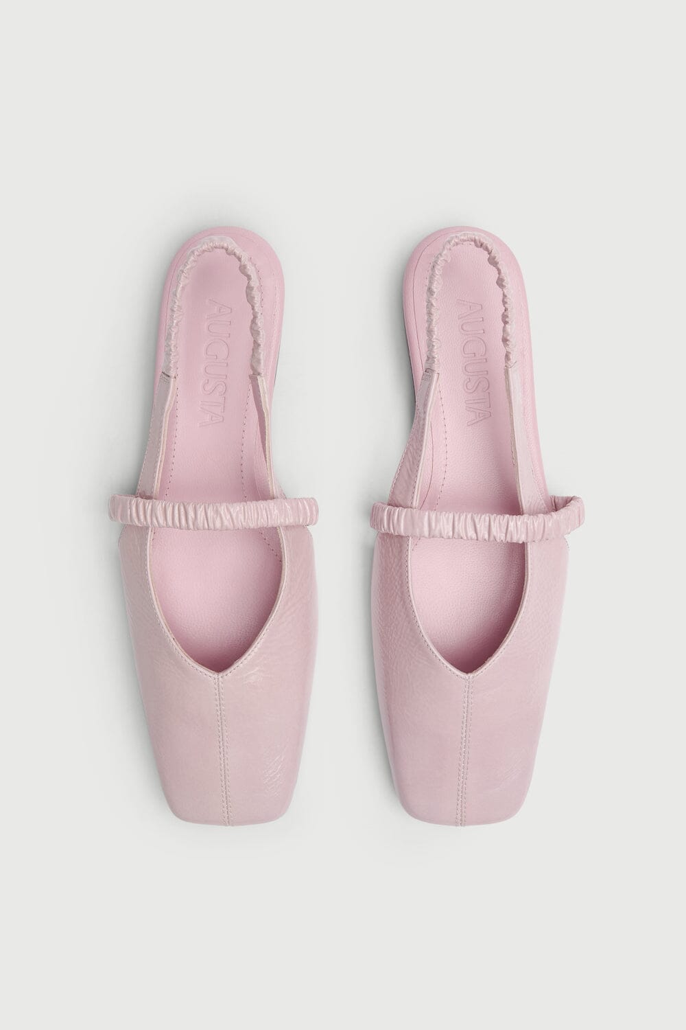 Patti Slingback Flats in Pink Patent Leather