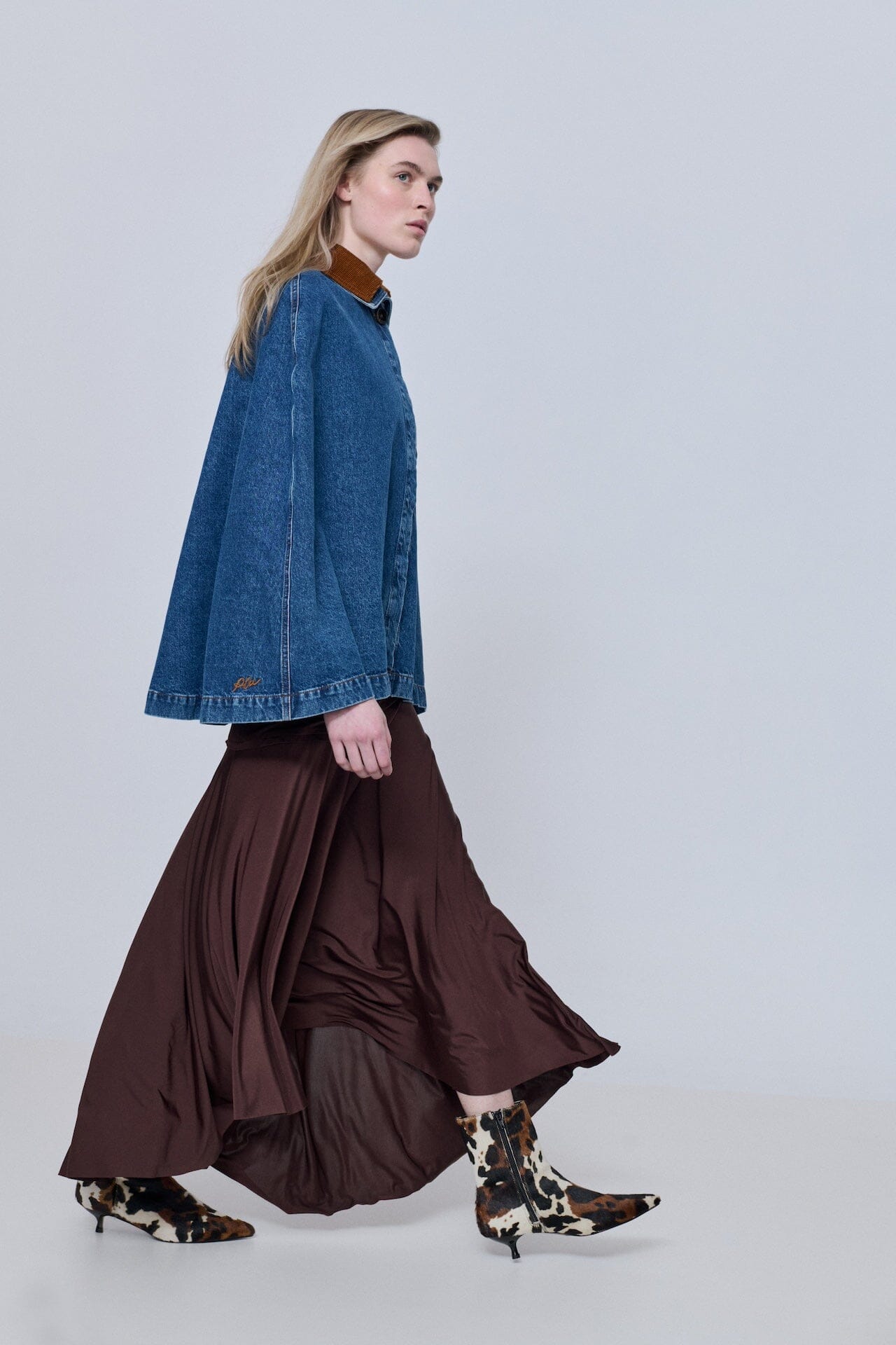 Paula Ankle Boots in Dark Brown Calf Hair