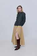 Sydney Boots in Saddle Patent Leather