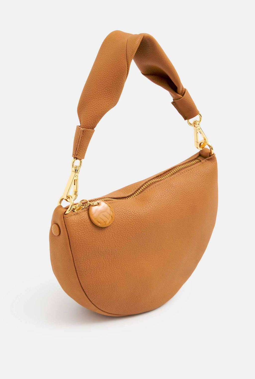 THE MINI GONDOLA BAG CLUB CAMEL