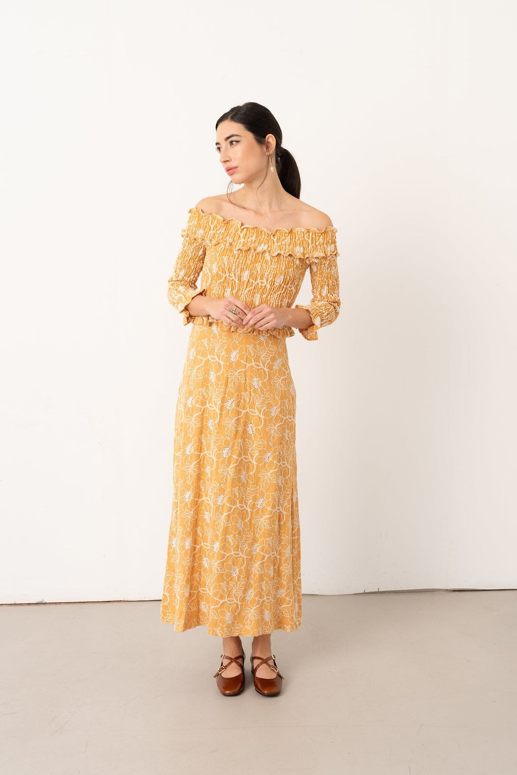 Vestido Bardot Rive